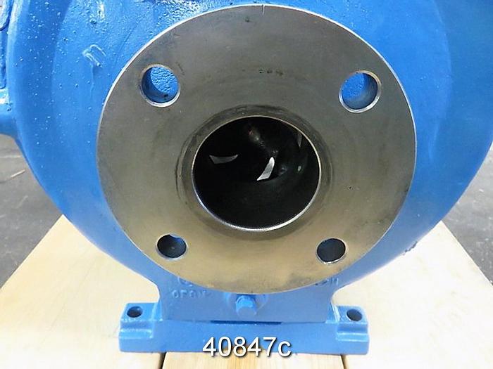 Used Goulds 3196 1.5x3x13 Pump, SS Casing, 5-Vane, 10.5" SS Impeller #40847