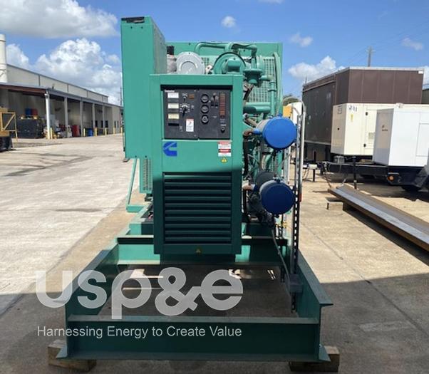 0.60 MW 2002 New Cummins GTA38G1 Natural Gas Generator Sets