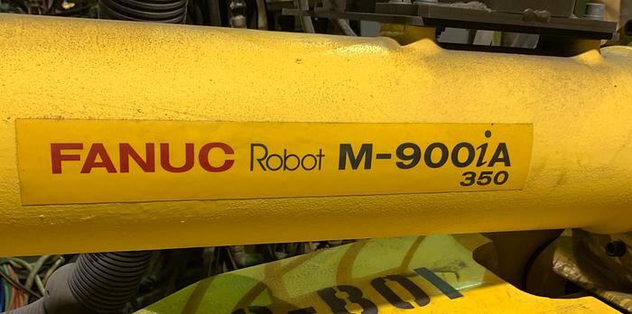 Used FANUC M900iA/350 6 AXIS CNC ROBOT WITH R30iA CONTROLLER 350KG X 2650mm REACH