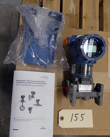 Used ROSEMOUNT 3051CG1A02A1AH2B1M5 PRESSURE TRANSMITTERS (EIGHT AVAILABLE)