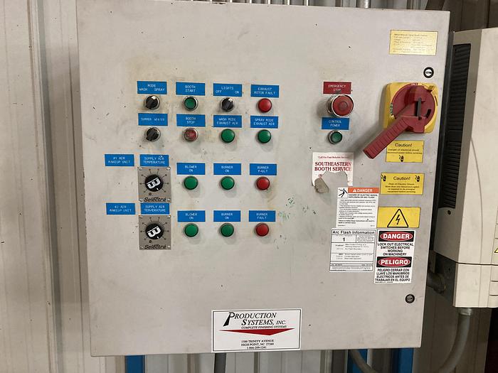 Used Used Production Systems  Inc.  Industrial Large Equipment Paint Booth