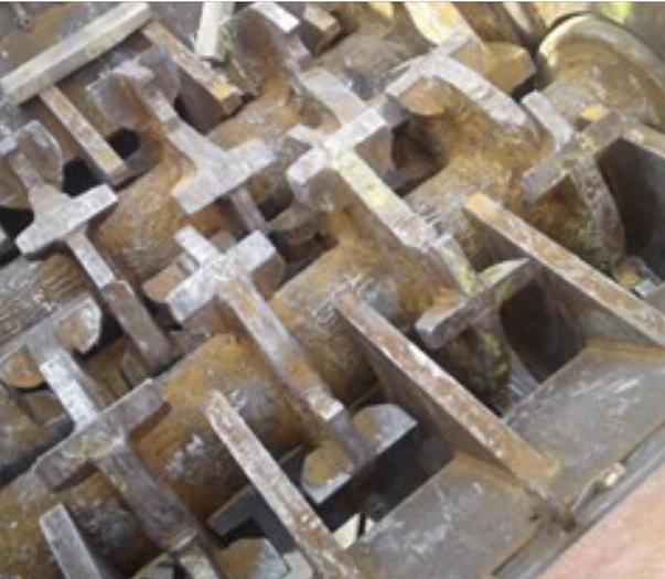 Used Hammel 750D slow speed shredder