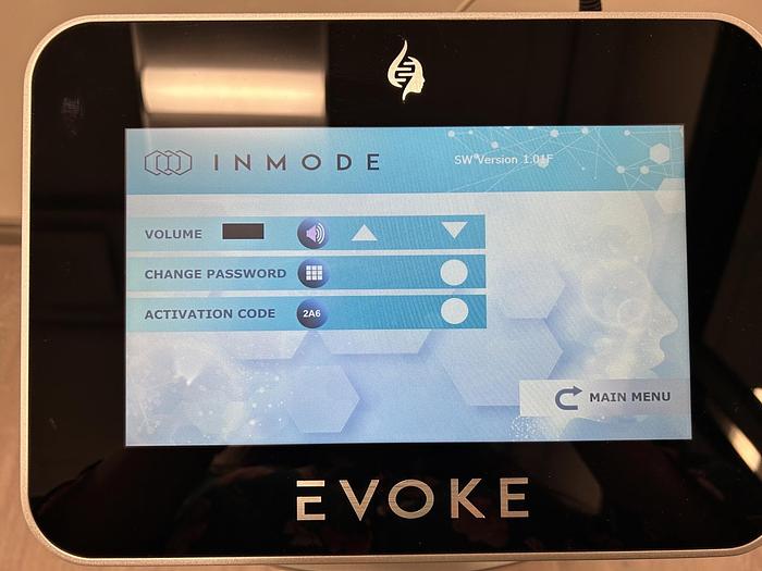 Used 2020 InMode Evoke/Emface w/ all applicators