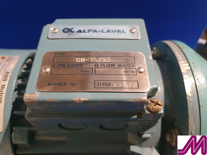Used Alfa Laval GM-1A/95 Centrifugal Pump