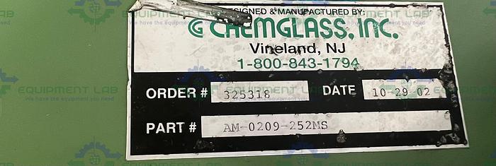 Used Chemglass  AM-0209-252MS 20 Liter Jacketed Glass Reactor