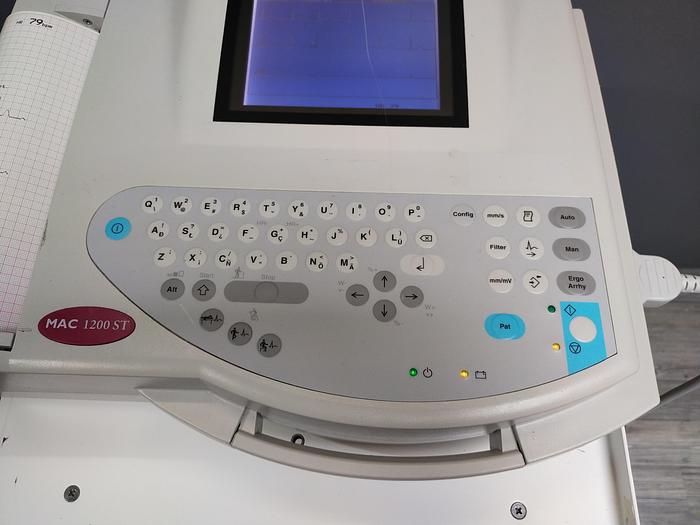 Gebraucht GE MAC 1200 ST EKG Gerät auf Wagen