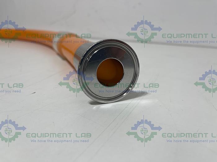 Used 48" Silicone Hose w/ 1" Sanitary Fitting 125 PSI at 20°C