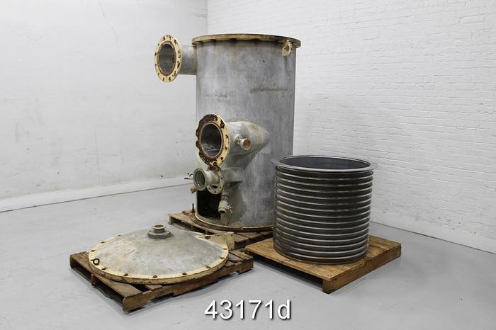 Used Voith Size 20 Pressure Screen, Stainless Steel Housing #43171