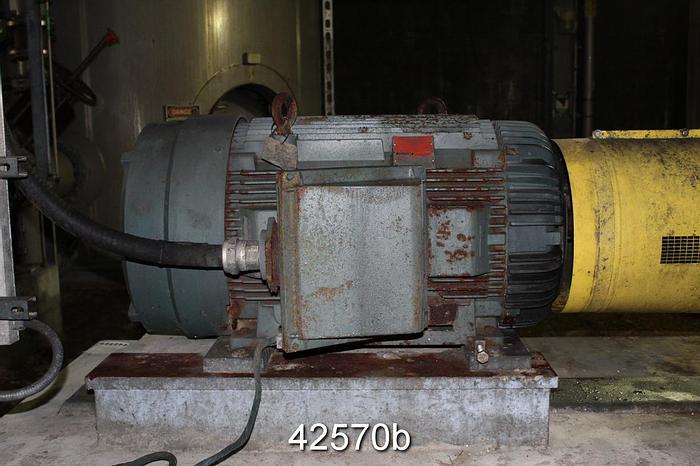 Used Toshiba/Reliance A/C Motor, 150 Hp, 710 Rpm, 449T Frame #42570