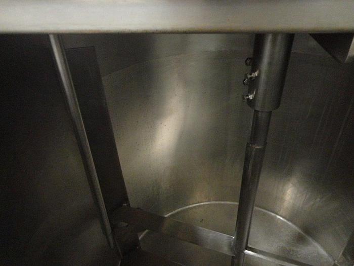 Used Steam Jacketed Tank With Agitation 1000 LB