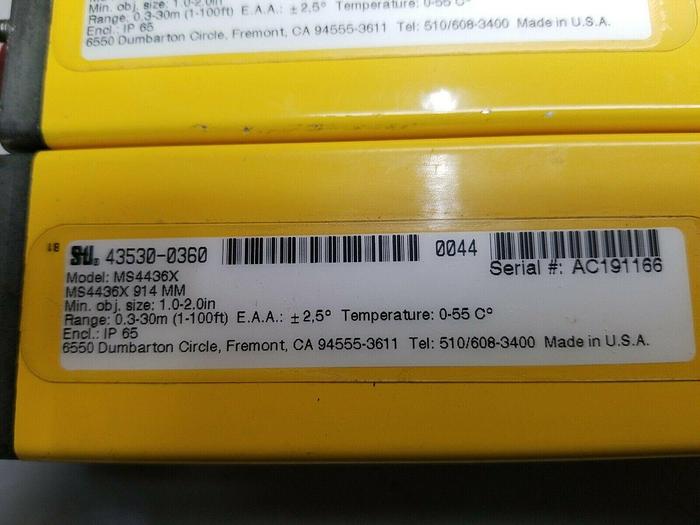 Used Sti 43531-0360, MS4436R. Sti 43530-0360, MS4436X Light curtain SET!