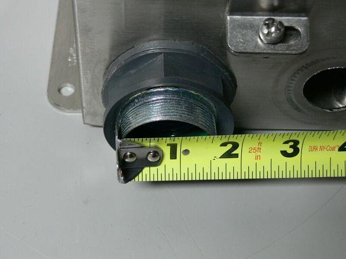 Used Hoffman J BOX A606CHNFSS HINGED COVER 6" X 6" X 4"