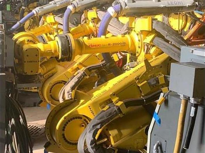Used FANUC ROBOT LIQUIDATION SALE R2000iB/210F ROBOTS WITH R30iA CONTROLLERS (400) LOW HOUR UNITS AVAILABLE