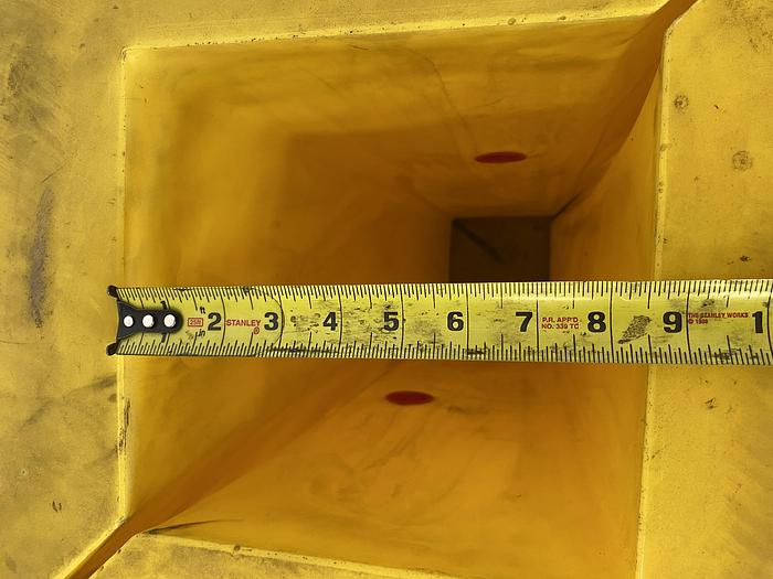 Used Poly Structural Industrial Column Protector 8 1/2" x 8 1/2" Square Opening 42" H