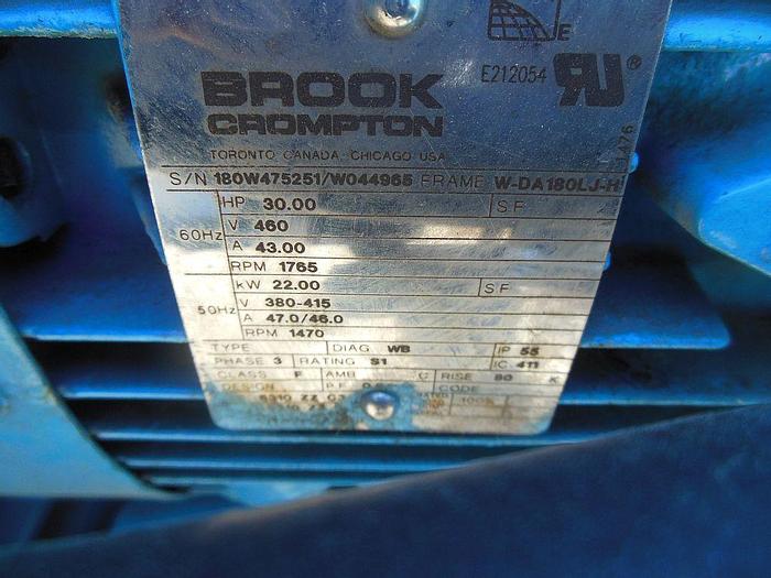 Used Compressor, Air, 30 HP, CompAir, Hydrovane, 232 PSI, B #S742392