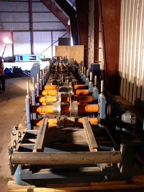 Used 16 Stand Bradbury Roll Former; 37" roll space