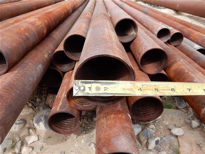 Used (33' X 5-1/2” OD) FLUSH JOINT DUAL WALL DRILL PIPE - Sold