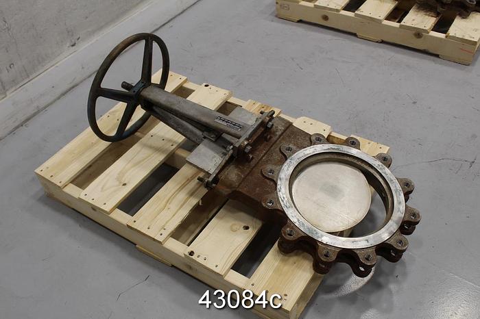 Used Dezurik 12" Hand Operated Knife Gate Valve #43084