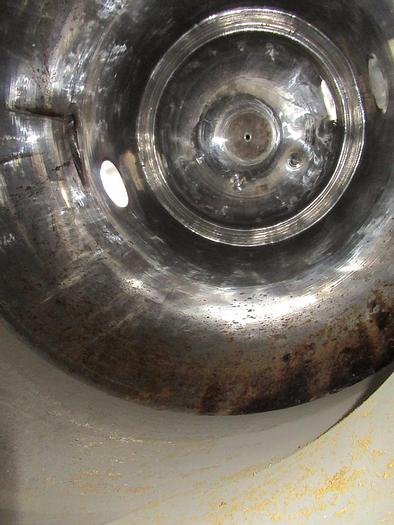 Used Silo, 600 CF, S/st, 8' x 11', Cone Btm, 72.5 PSI, #L742244