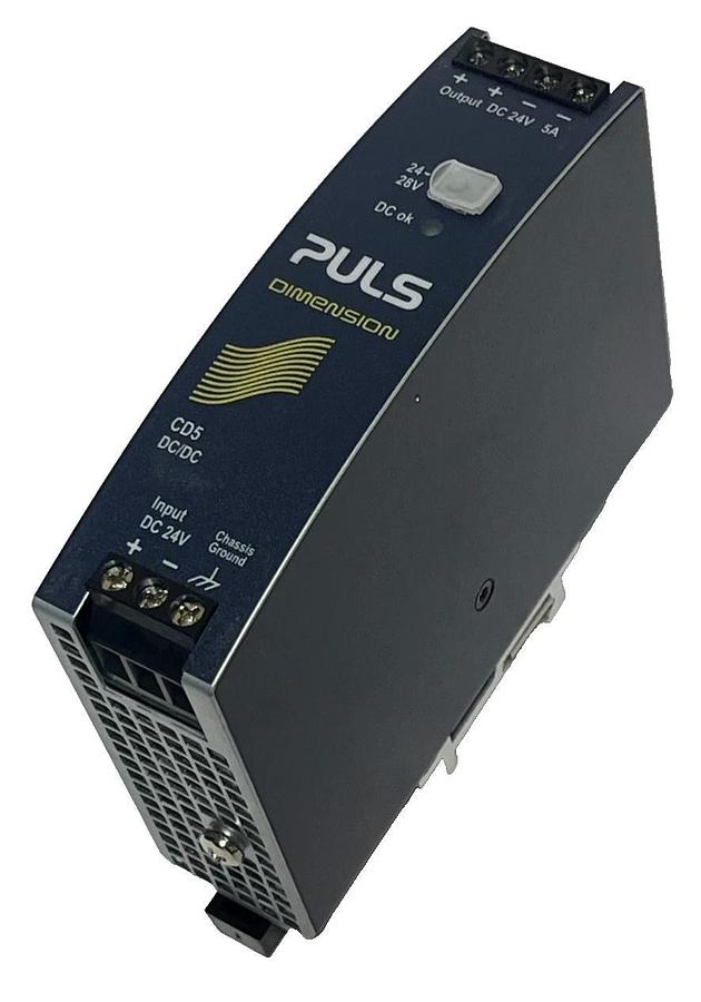 NEW PULS CD5.241 DC/DC Converter | 24V 5A 120W DIMENSION CD-Series DIN Rail