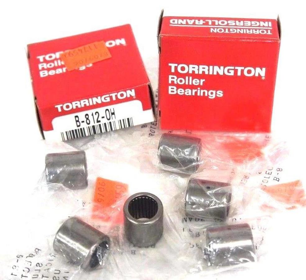 Used LOT OF 8 NEW TORRINGTON B-812-OH NEEDLE BEARINGS B812OH