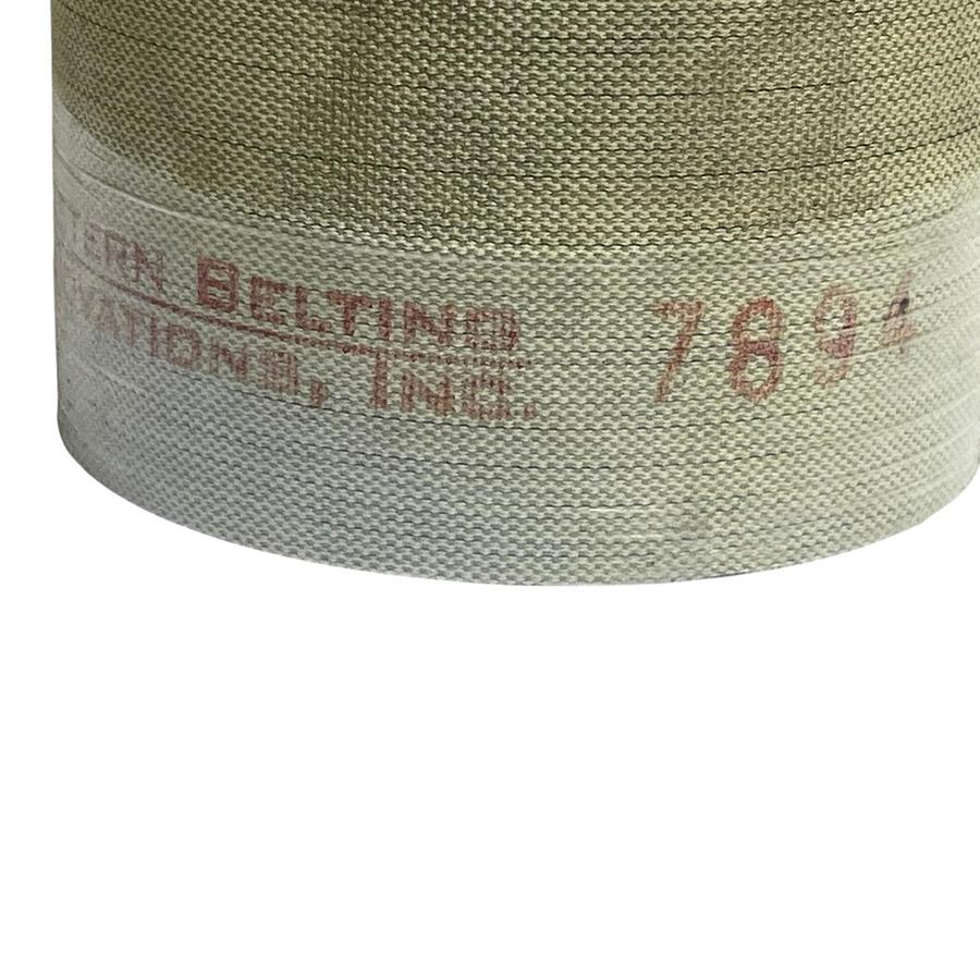 Used Western Belting 130206 7894 Woven Conveyor Belt 7.5" x 187.5" Alligator Lacing