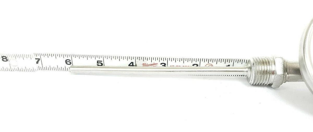 Used TREND INSTRUMENTS 25 TO 125 DEG F / -5 TO 50 DEG C THERMOMETER, 6" STEM