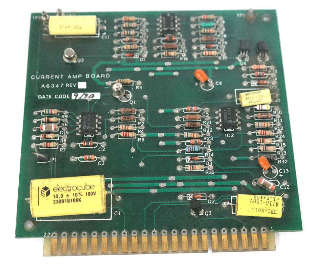 Used CONTRAVES PC0784-01 CURRENT AMP BOARD A6347 REV. E