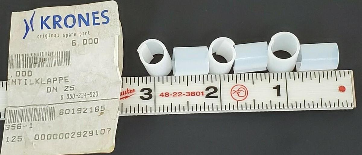 Used LOT OF 6 NEW KRONES 0-023-38-356-1 BUSHINGS 0023383561 60192165