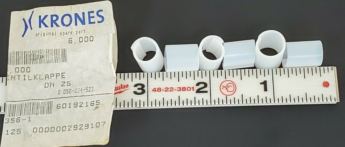 Used LOT OF 6 NEW KRONES 0-023-38-356-1 BUSHINGS 0023383561 60192165