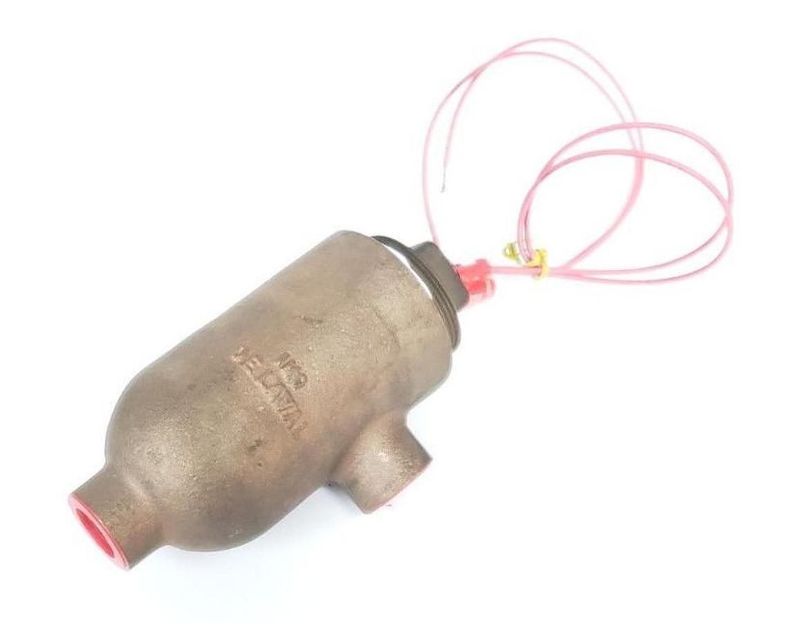 Used NEW GEMS SENSORS IMO DELAVAL BALL VALVE, PILOT DUTY 20VA. 120 TO 240 VAC.