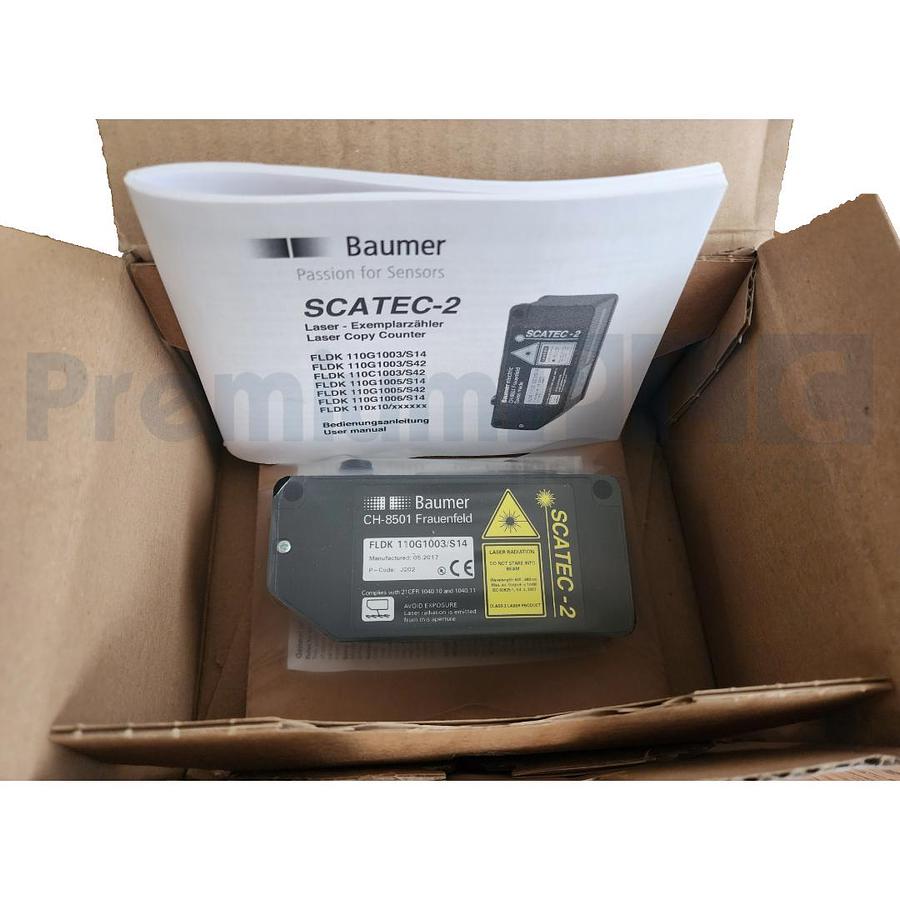 Used NEW BAUMER SCATEC-2 FLDK 110G1003/S14 UNIVERSAL COPY COUNTER P/N 10151988 NSMP