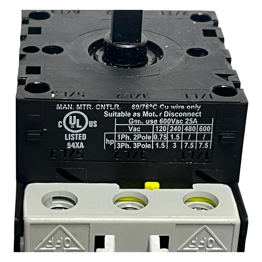 Used Baco 172000 25A 600V Disconnect Switch in 110x150 Plastic Enclosure, NSNP