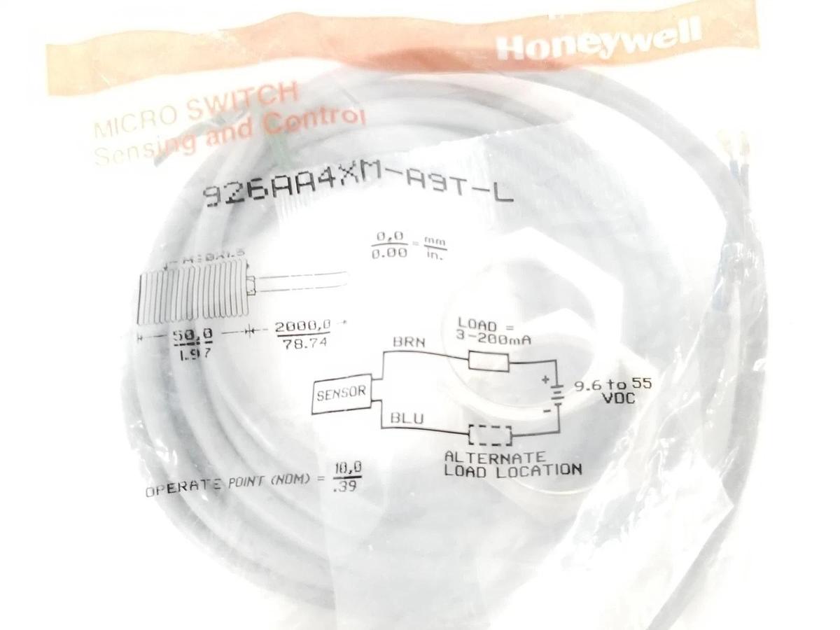 Used NEW HONEYWELL MICRO SWITCH 926AA4XM-A9T-L PROXIMITY SENSOR 926AA4XMA9TL