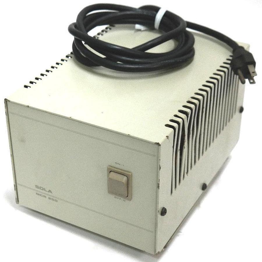 Used SOLA ELECTRIC 25-585-01 POWER SUPPLY MCR 250 2.08AMP 120VAC