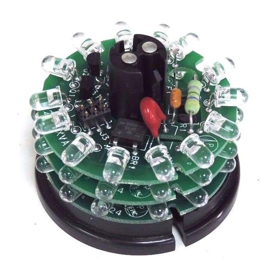 Used NEW TELEMECANIQUE XVAD341C024 RED LED LAMP CLUSTER FOR STACK LIGHT 24V, 3W