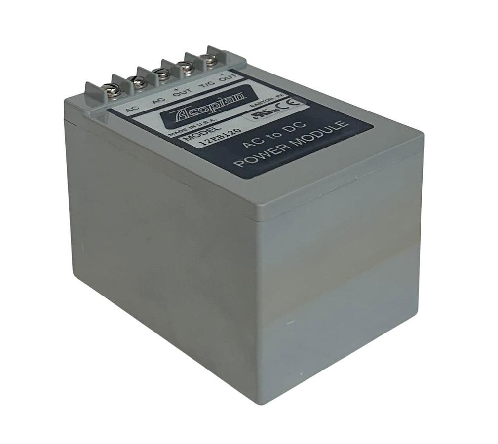 ACOPIAN 12EB120 AC to DC POWER MODULE 105-125VAC INPUT 12VDC OUTPUT NSNP