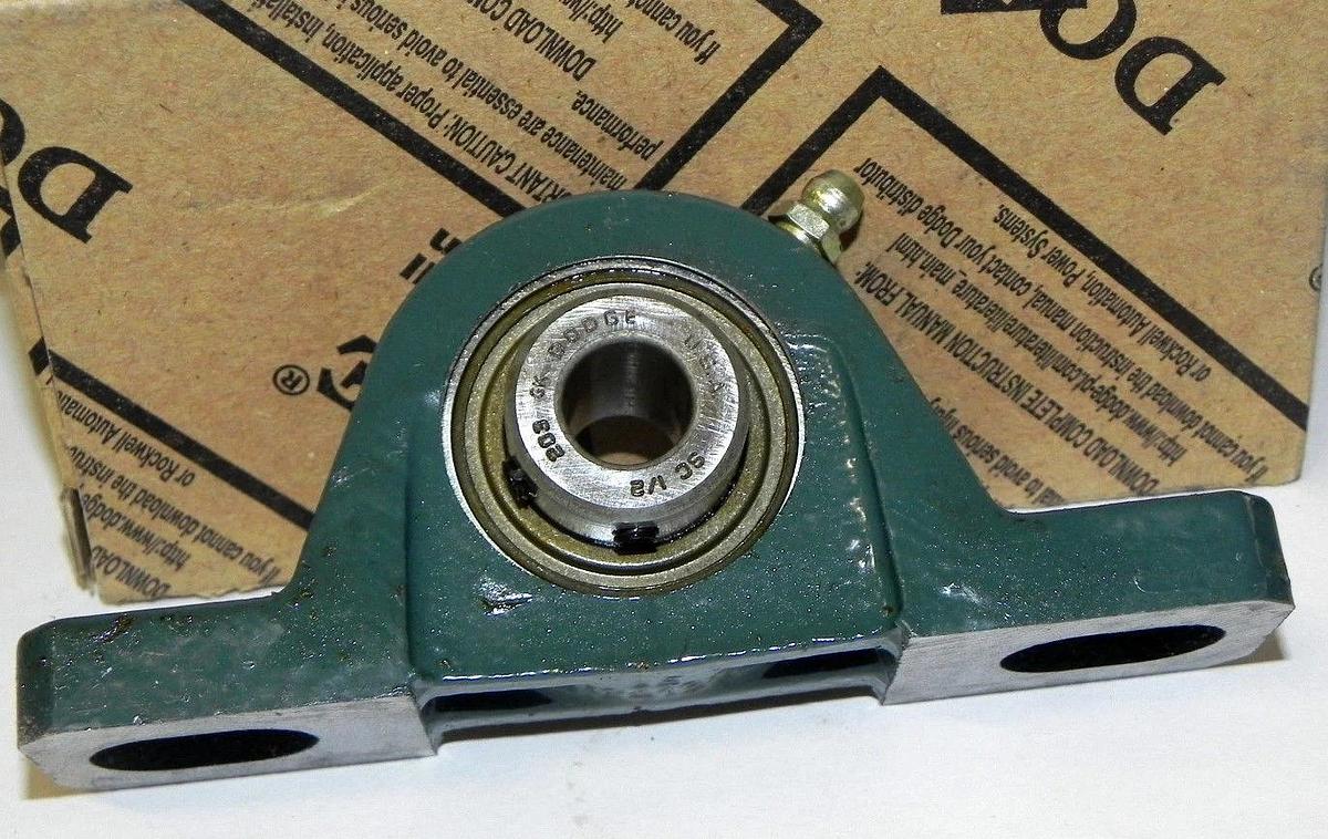 Used NIB DODGE PCBSC008 BEARING PILLOW BLOCK 1/2'' 123830, P2B-SC-008