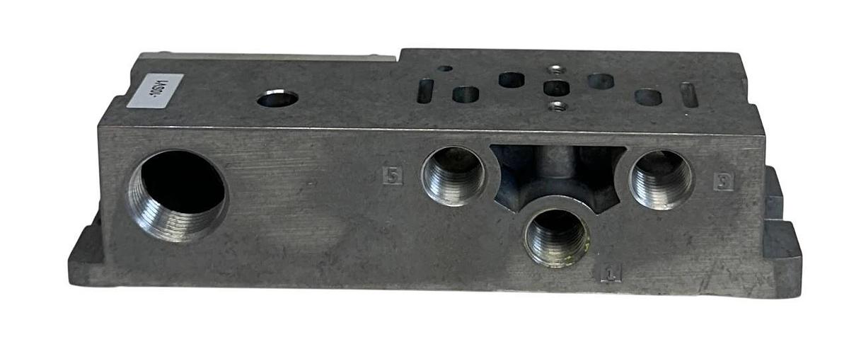Used FESTO VABS-S4-1S-G14-B-K2 / 541065 VABS SERIES SUB-BASE MANIFOLD USNP