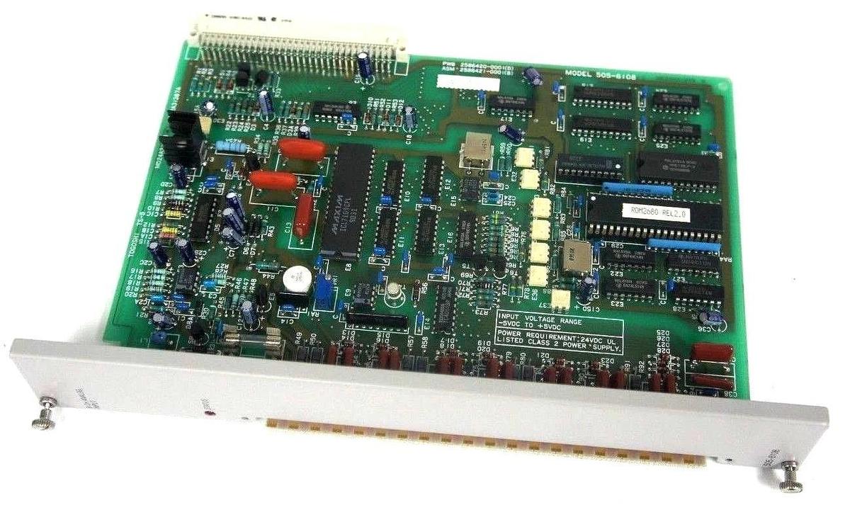 Used SIEMENS 505-6108 ANALOG 8 CH INPUT MODULE 5056108
