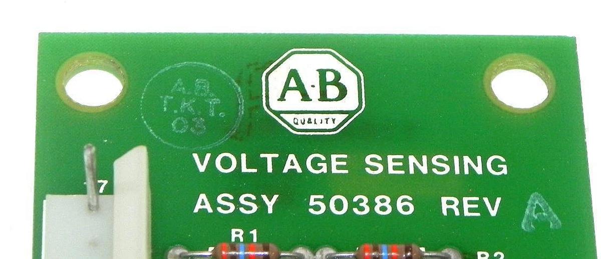 NEW ALLEN BRADLEY 50386 VOTAGE SENSING PC BOARD REV. A