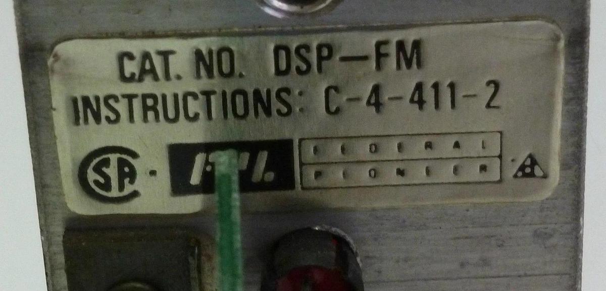 Used FEDERAL PIONEER DSP-FM FEEDER MODULE DSPFM
