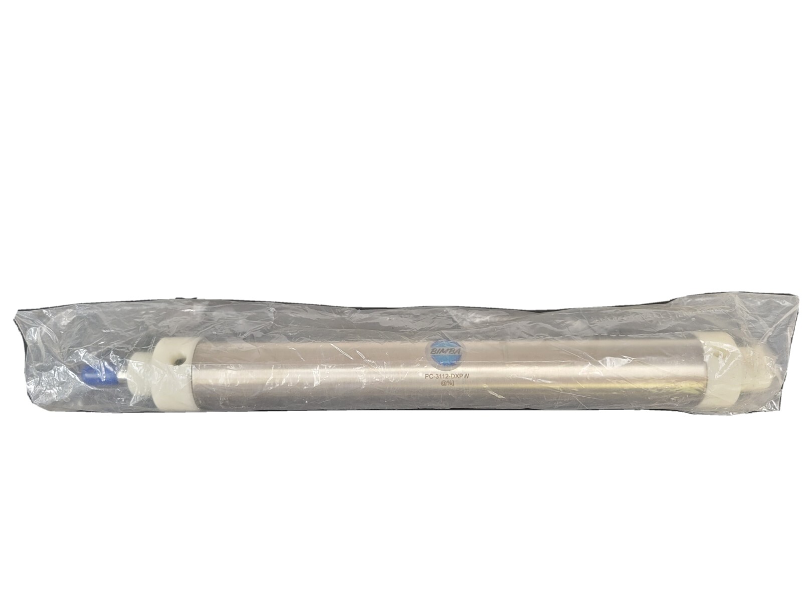Used NEW BIMBA PC-3112-DXPW CYLINDER W/ PLASTIC CAP 2'' BORE X 12.5'' STROKE