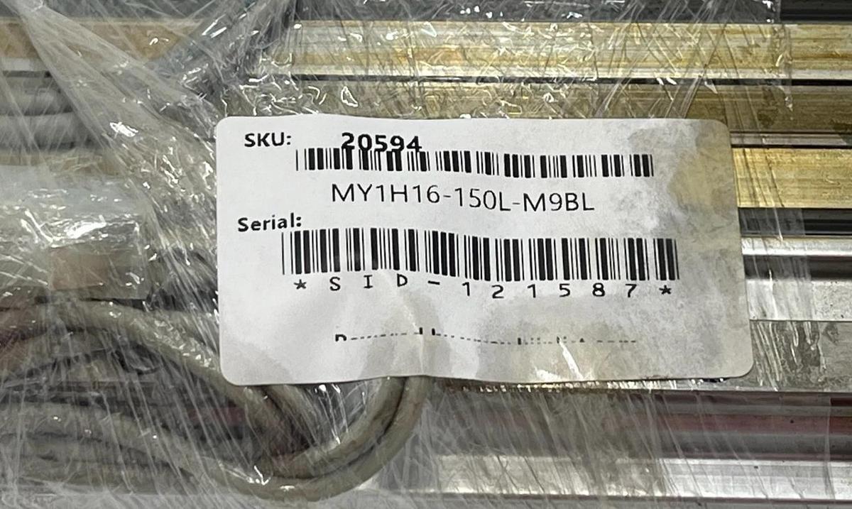 Used SMC MY1H16-150L-M9BL Rodless Cylinder | High Precision Linear Guide | 150mm