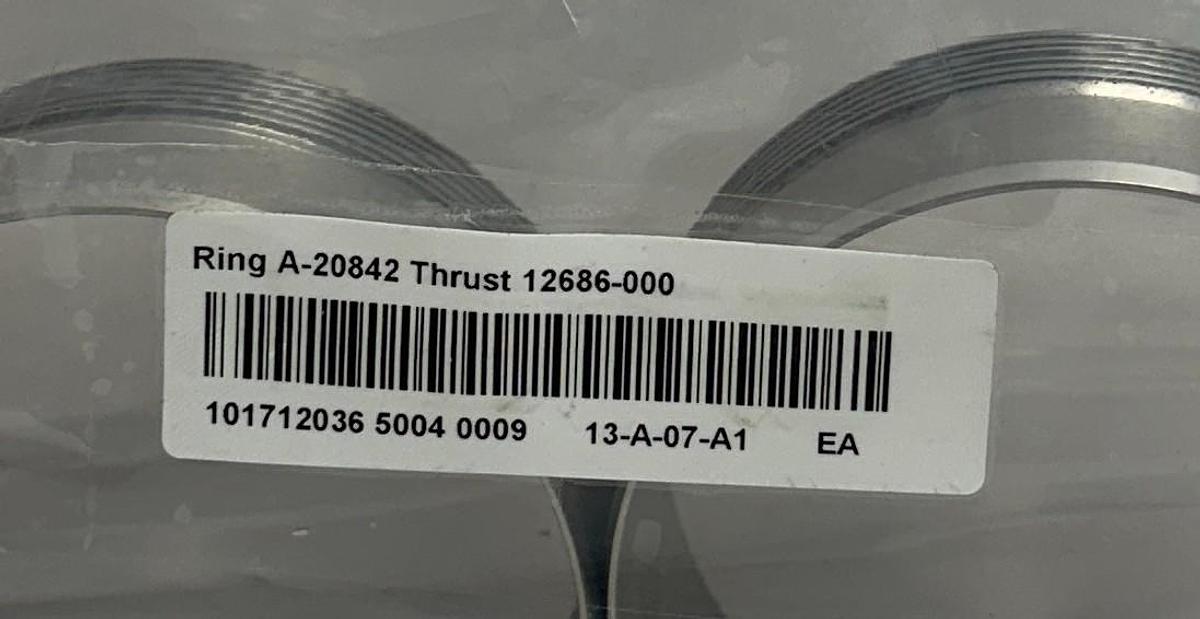 Used 2 BLENTECH CORP A-20842 / 12686-000 / 12686 OEM THRUST RINGS FOR COOKER NSNP