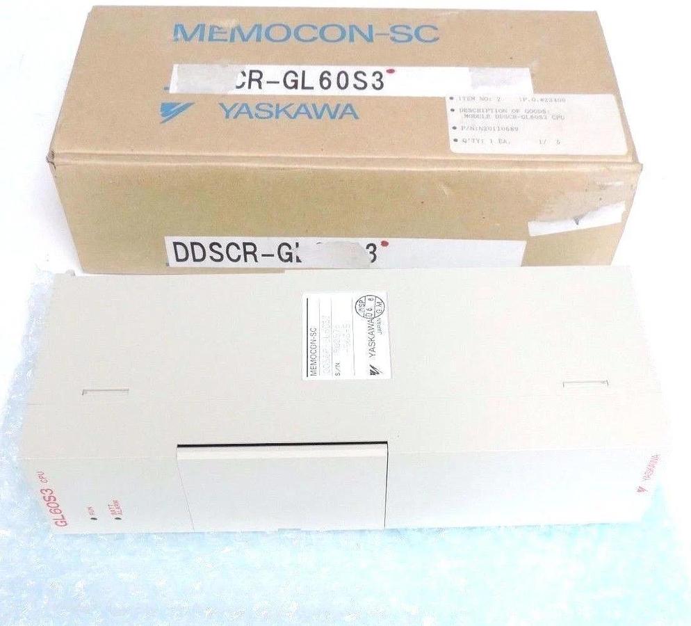 NIB YASKAWA DDSCR-GL60S3 CPU MODULE DDSCRGL60S3, MEMOCON-SC, GL60S3