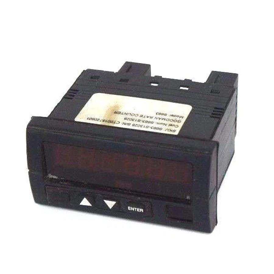 Used GOODMAN S663-S13028 RATE COUNTER MODEL: S663