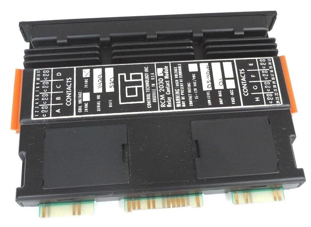 Used CONTROL TECHNOLOGY RCM-2030-L OUTPUT MODULE RCM2030L