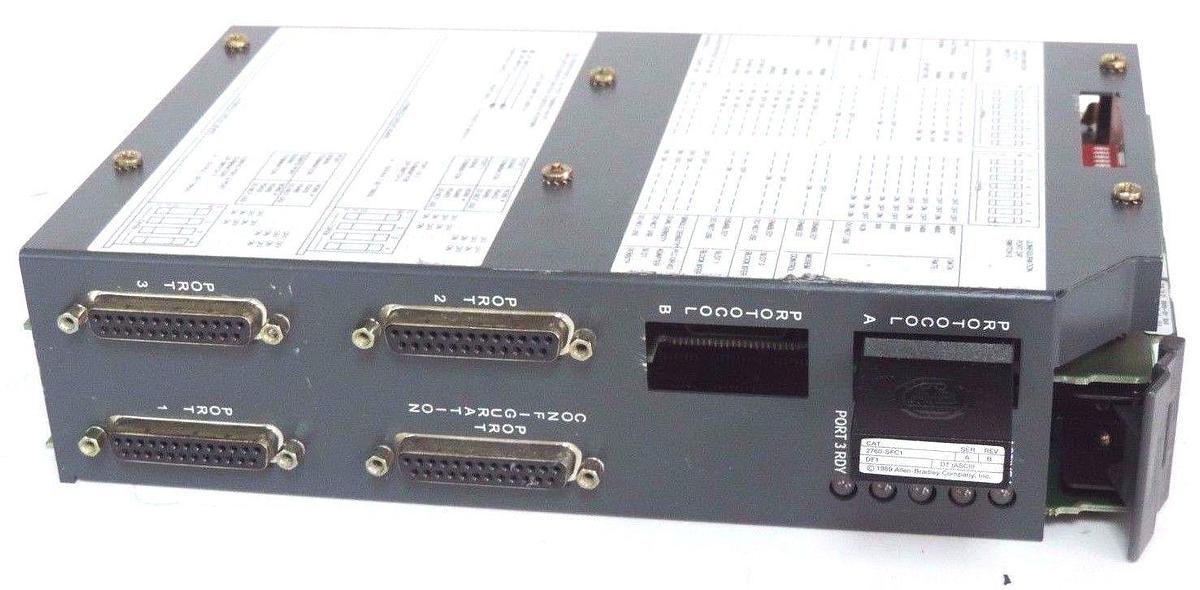 Used ALLEN BRADLEY 2760-RB/A FLEXIBLE INTERFACE MODULE 2760-RB, SER. A REV. S01