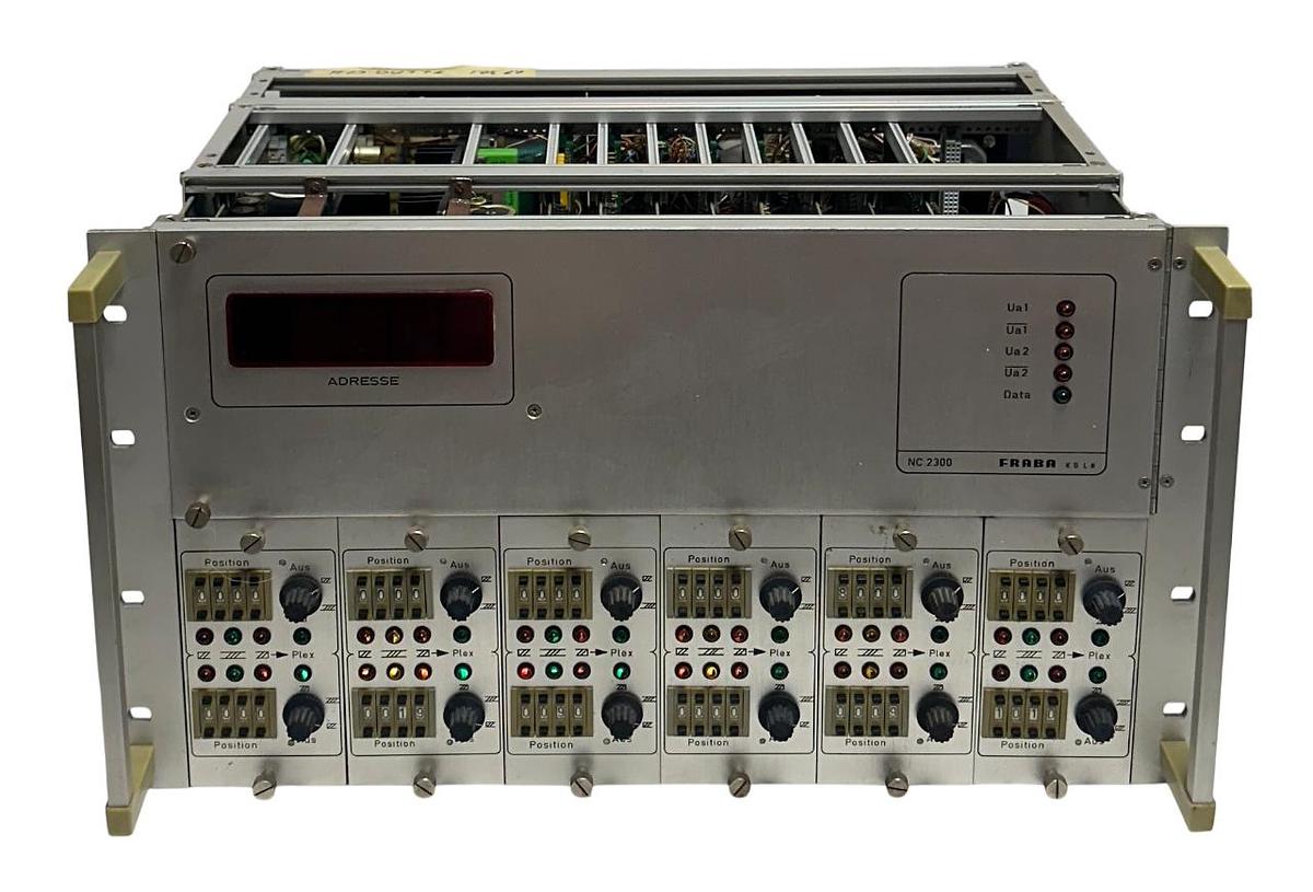 Used FRABA NC 2300 / 38730 / NC2300 RACK CONTROLLER 220V 50Hz LOOP CONTROL USNP